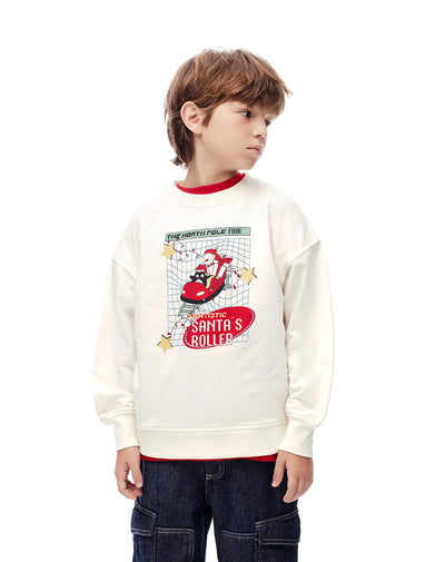 Buzo regular fit vainilla