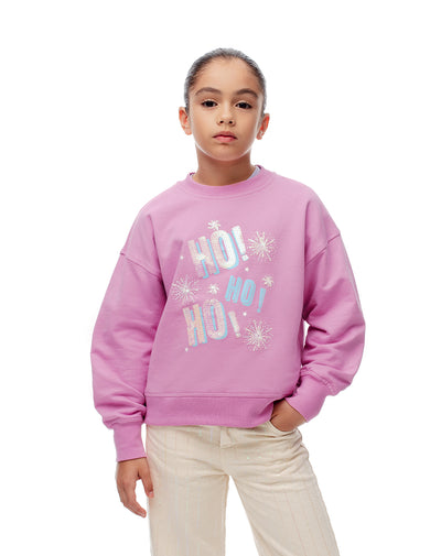 Buzo regular fit rosado