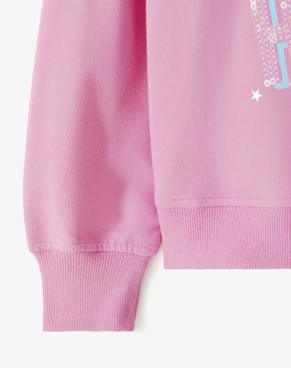 Buzo regular fit rosado