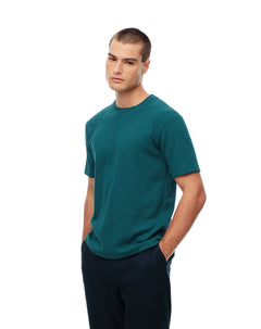 Camiseta regular verde hombre