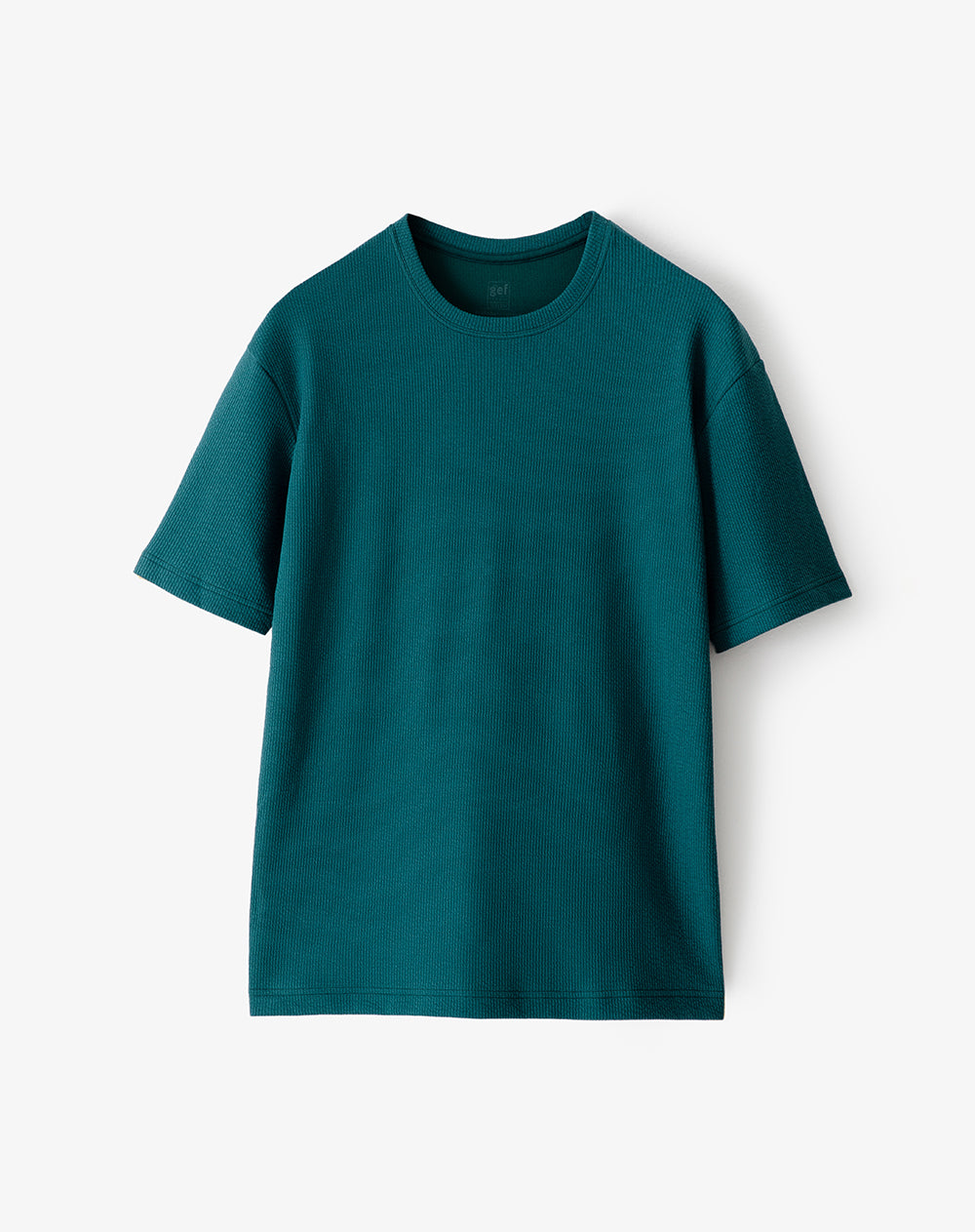 Camiseta regular fit manga corta verde