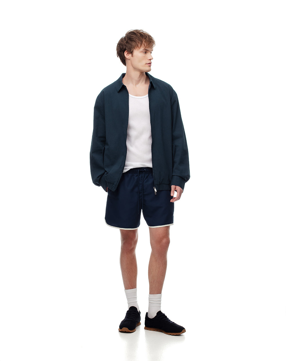 Chaqueta regular fit azul