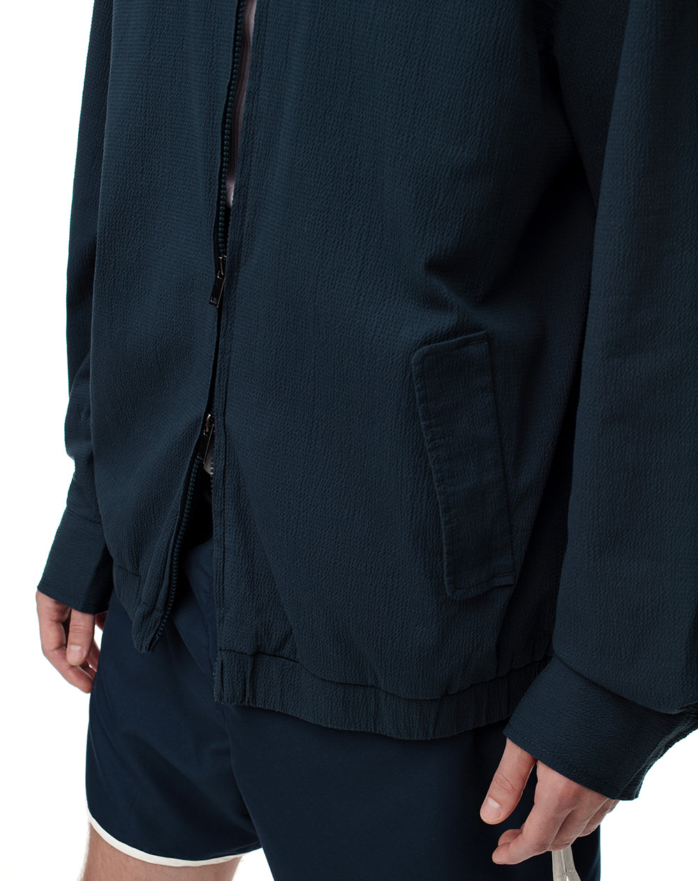 Chaqueta regular fit azul