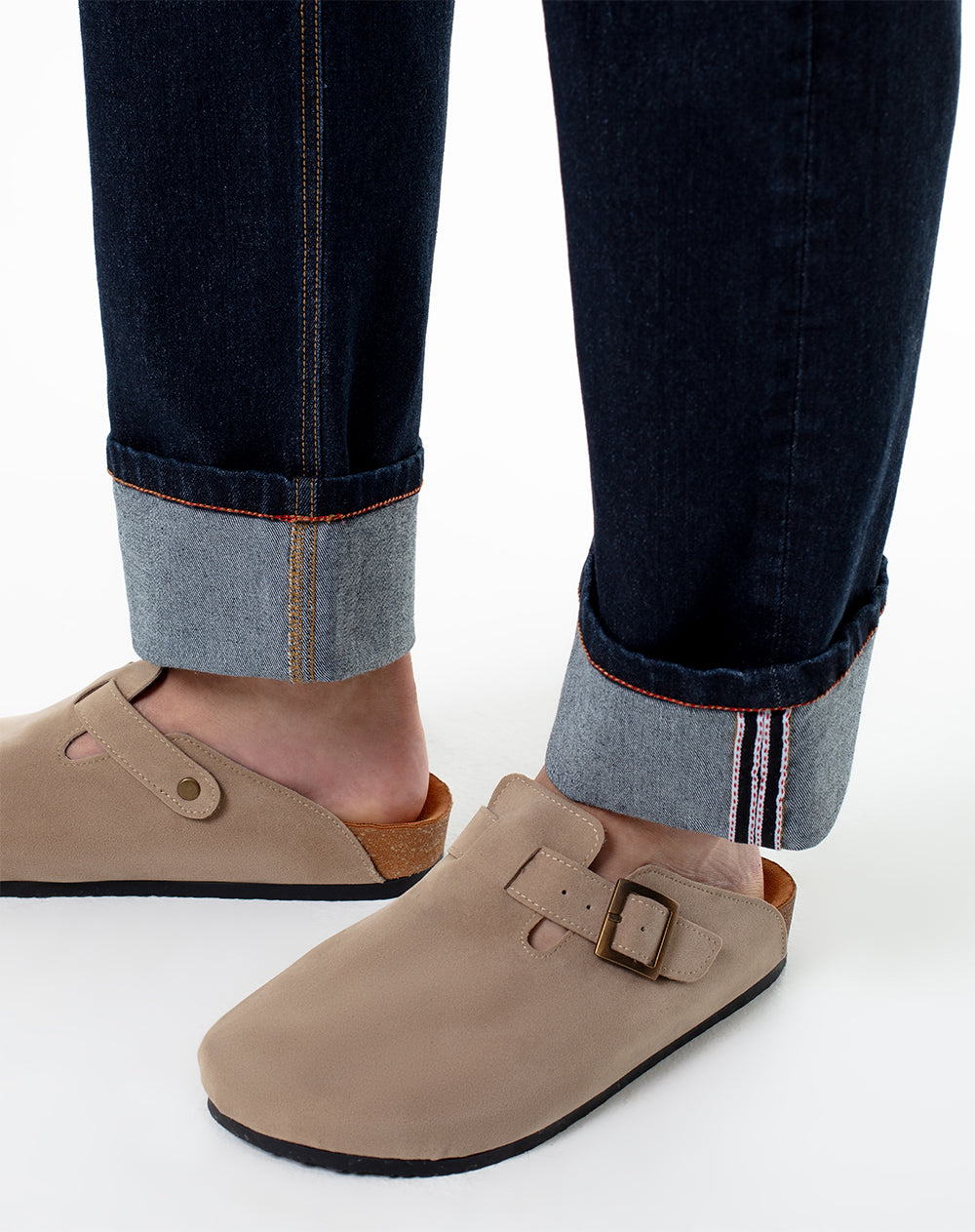 Jean regular fit tiro medio indigo oscuro