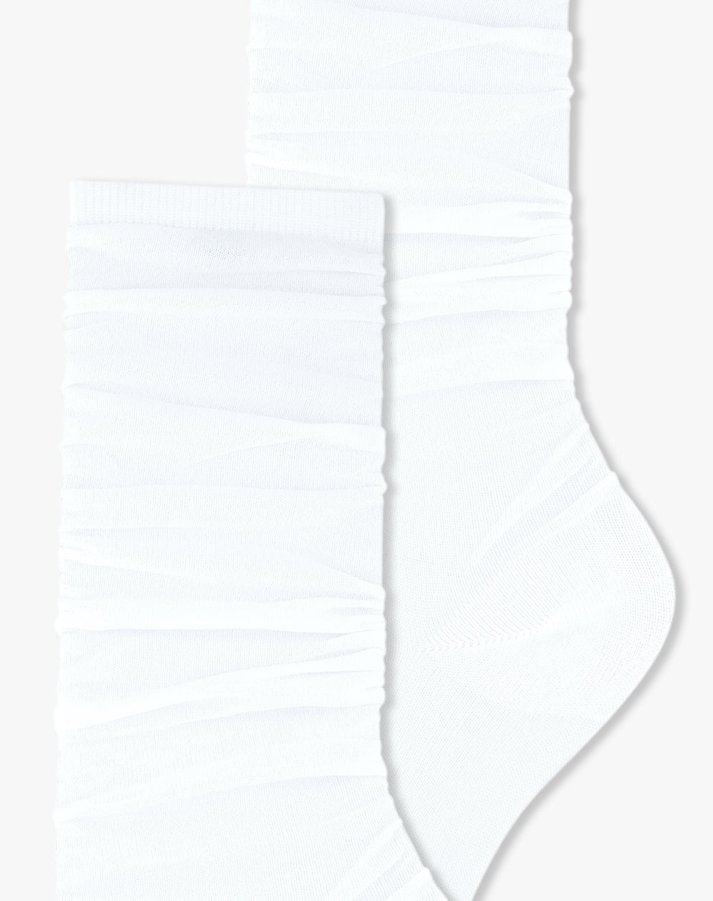 Medias largas rodilla blancas