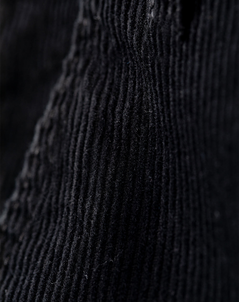 Pantalón regular fit tiro medio en drill negro