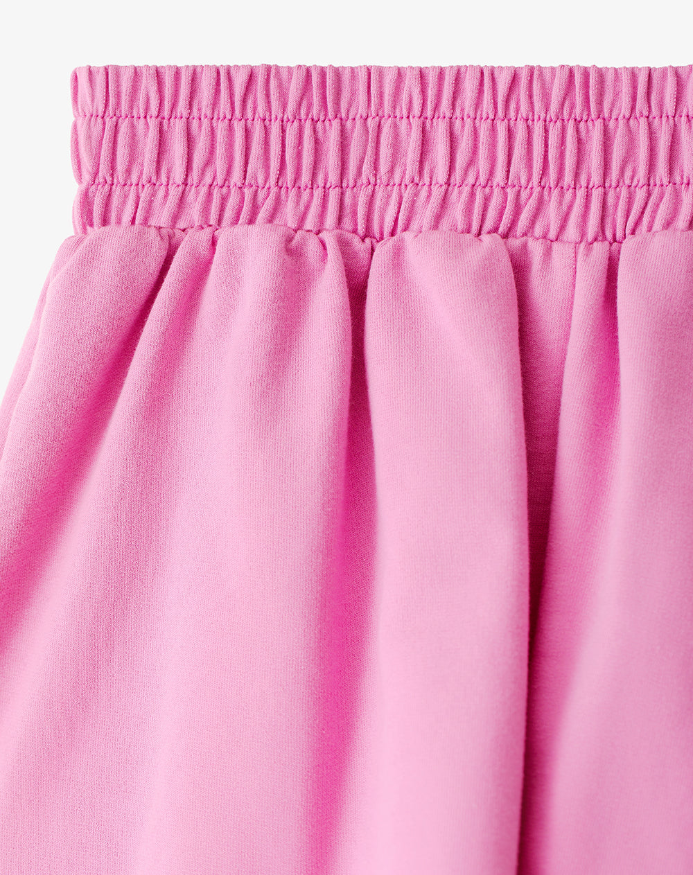 Conjunto camiseta + short algodón fucsia niña