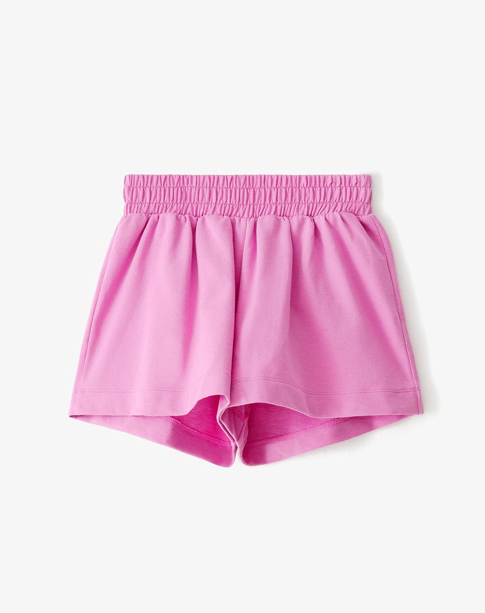 Conjunto camiseta + short algodón fucsia niña