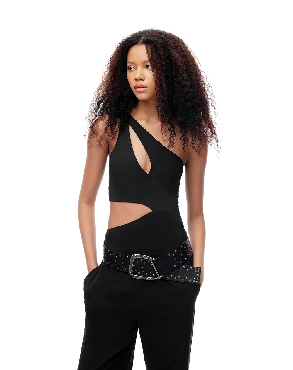 Body cuello v negro