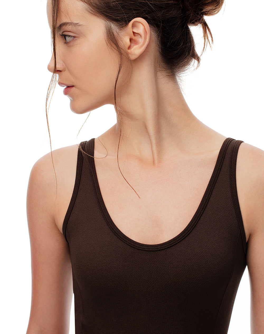 Enterizo fitted fit chocolate