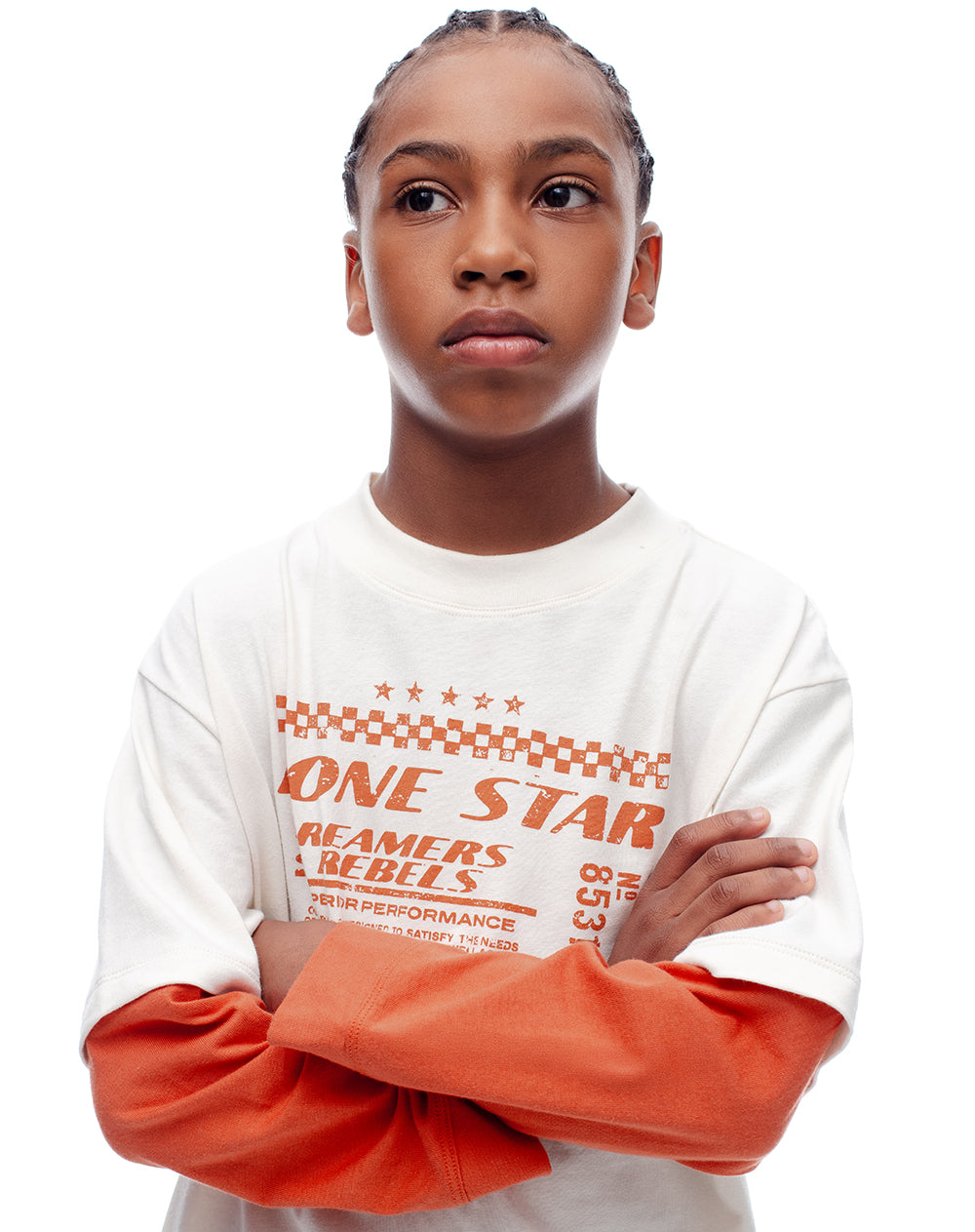 Camibuzo regular algodón vainilla estampado niño