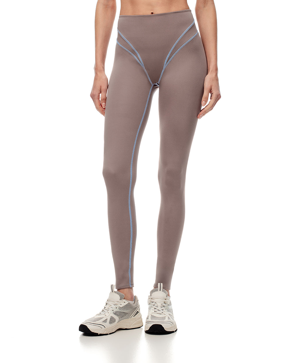 Legging tiro alto cafe