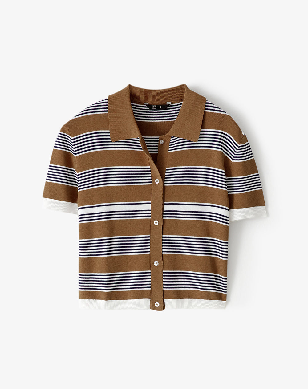 Polo regular fit rayas azules
