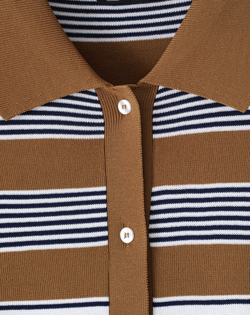 Polo regular fit rayas azules