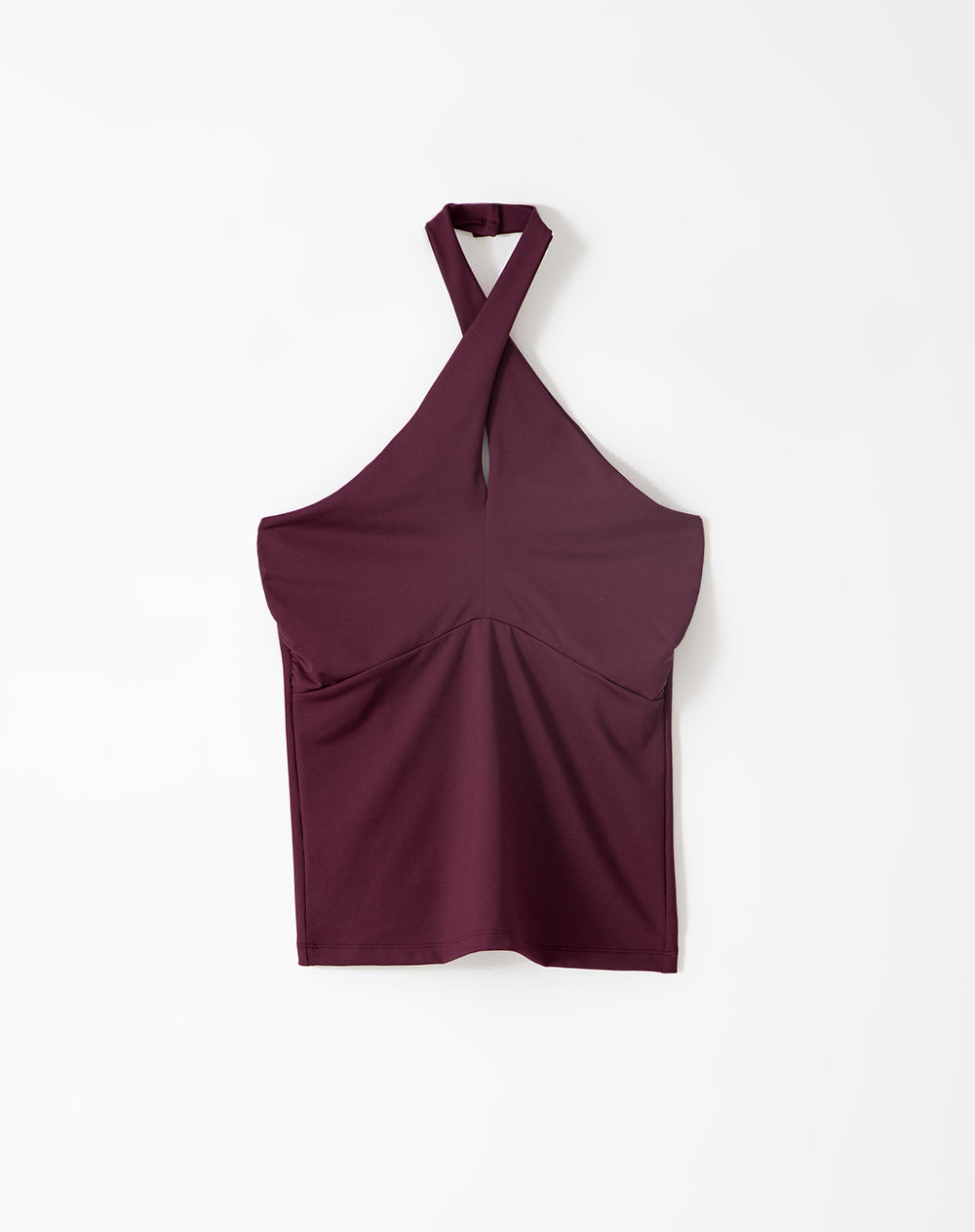 Camiseta fitted fit vino tinto