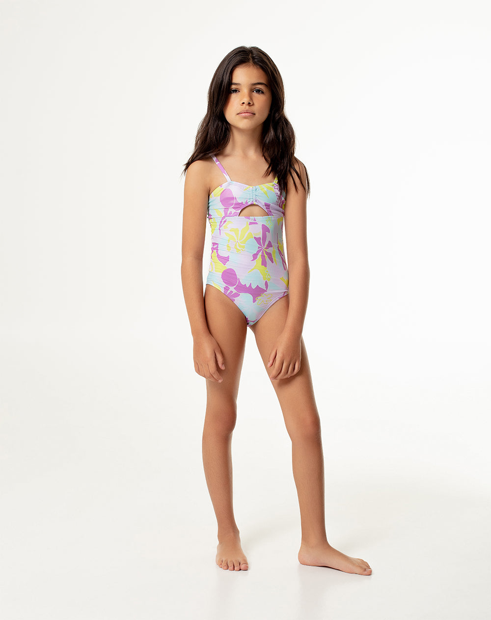 Vestido de baño multicolor estampado