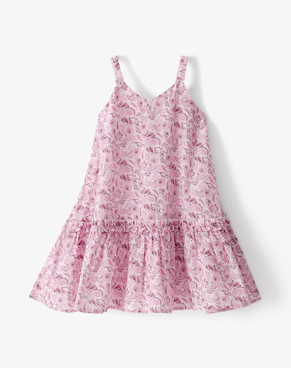 Vestido corto rosado estampado