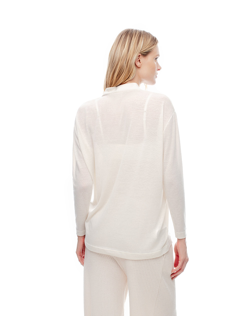 Buzo relaxed fit crudo