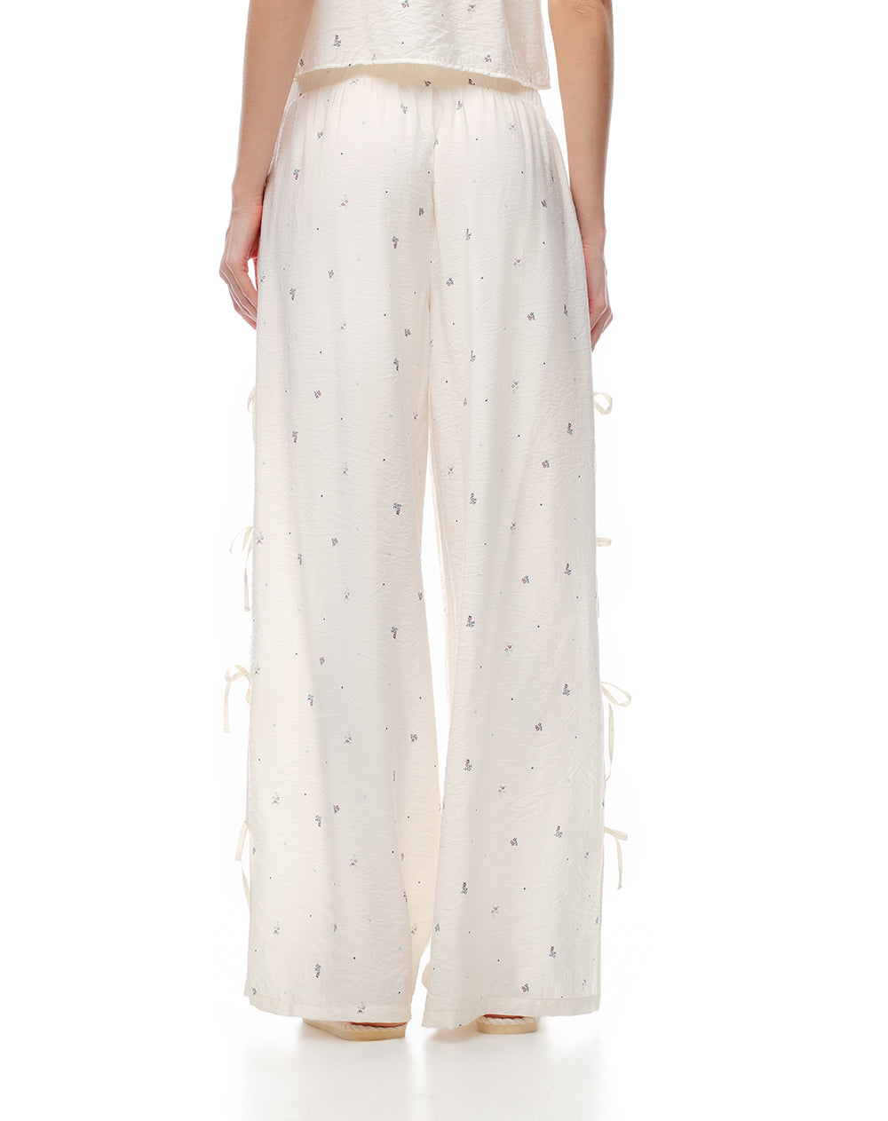Pantalón de pijama mujer anudado estampado
