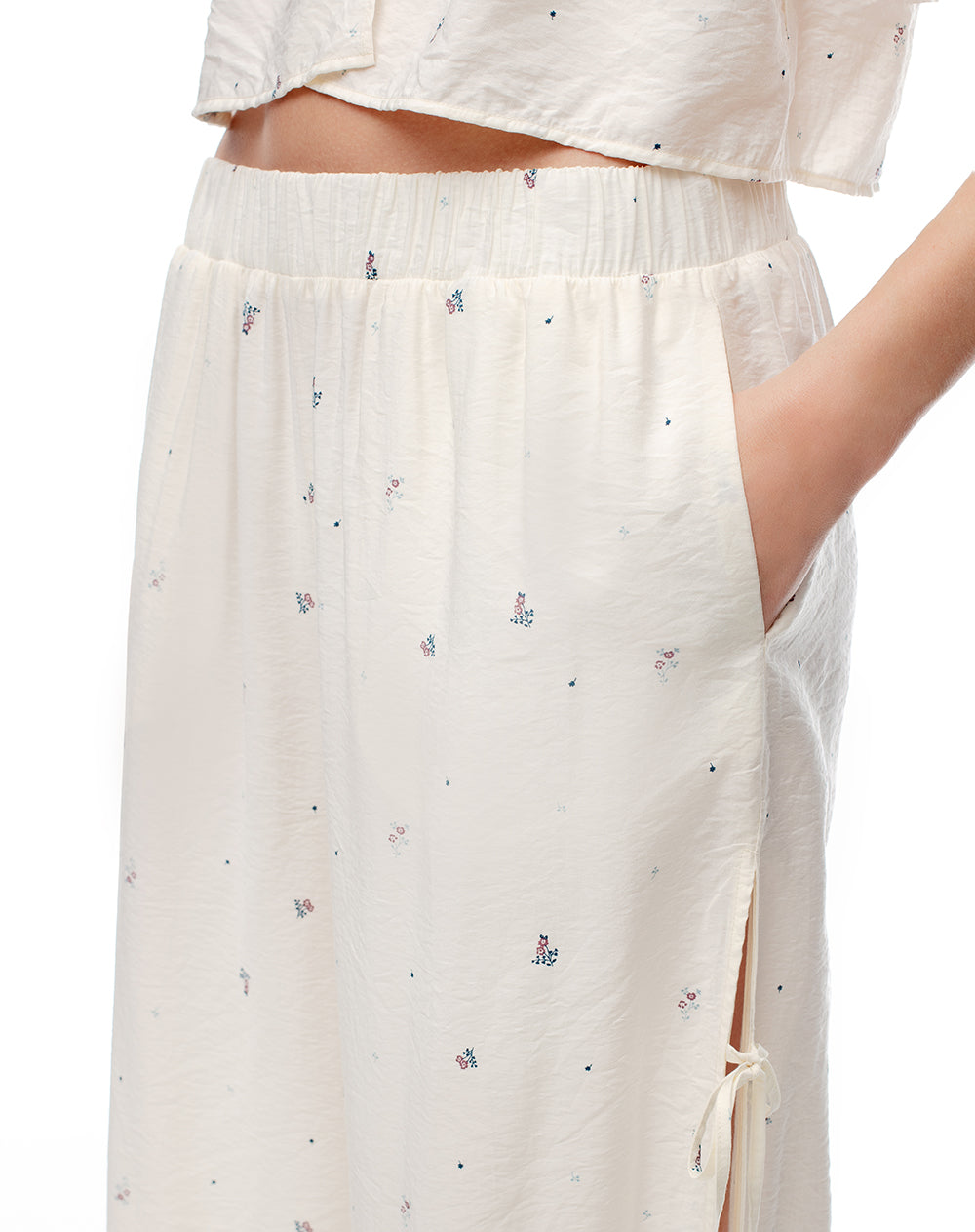 Pantalón de pijama mujer anudado estampado