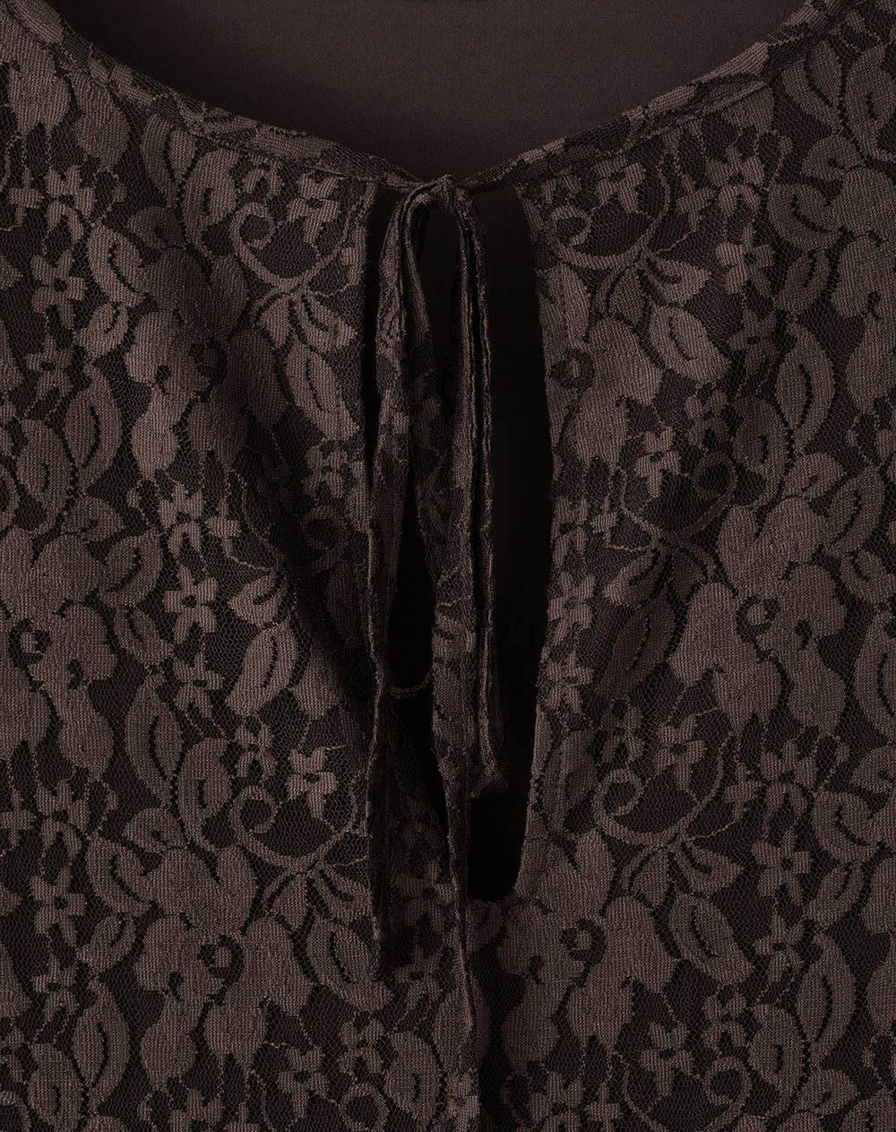 Vestido largo chocolate