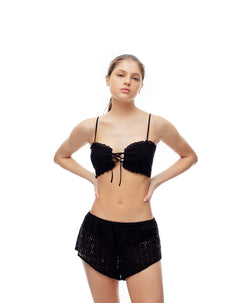 Short pantaloneta negro