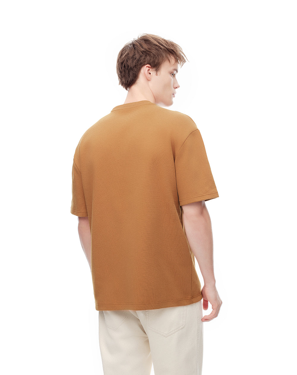 Camiseta regular caramelo hombre