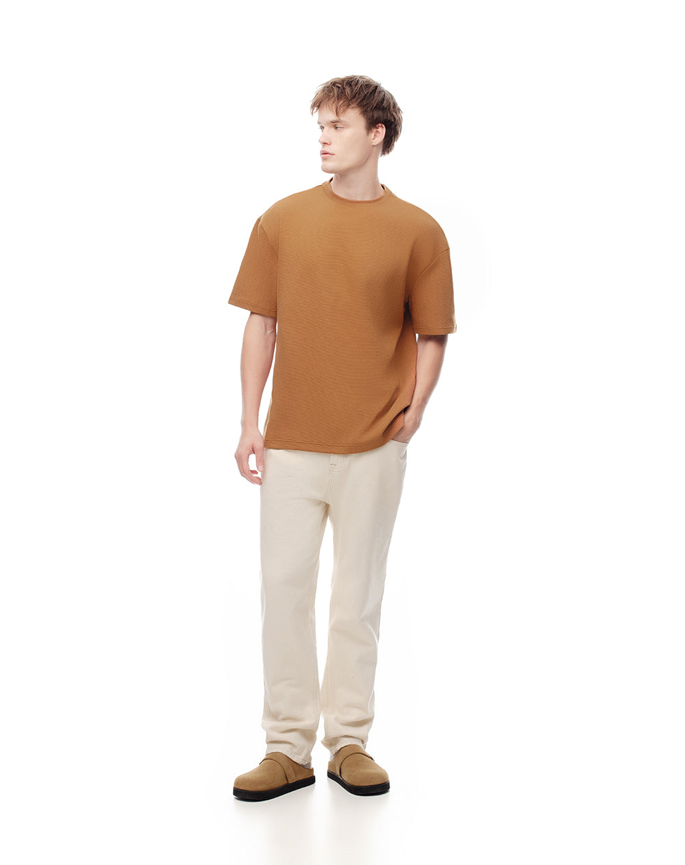 Camiseta regular caramelo hombre
