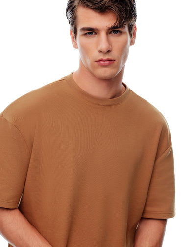 Camiseta regular caramelo hombre