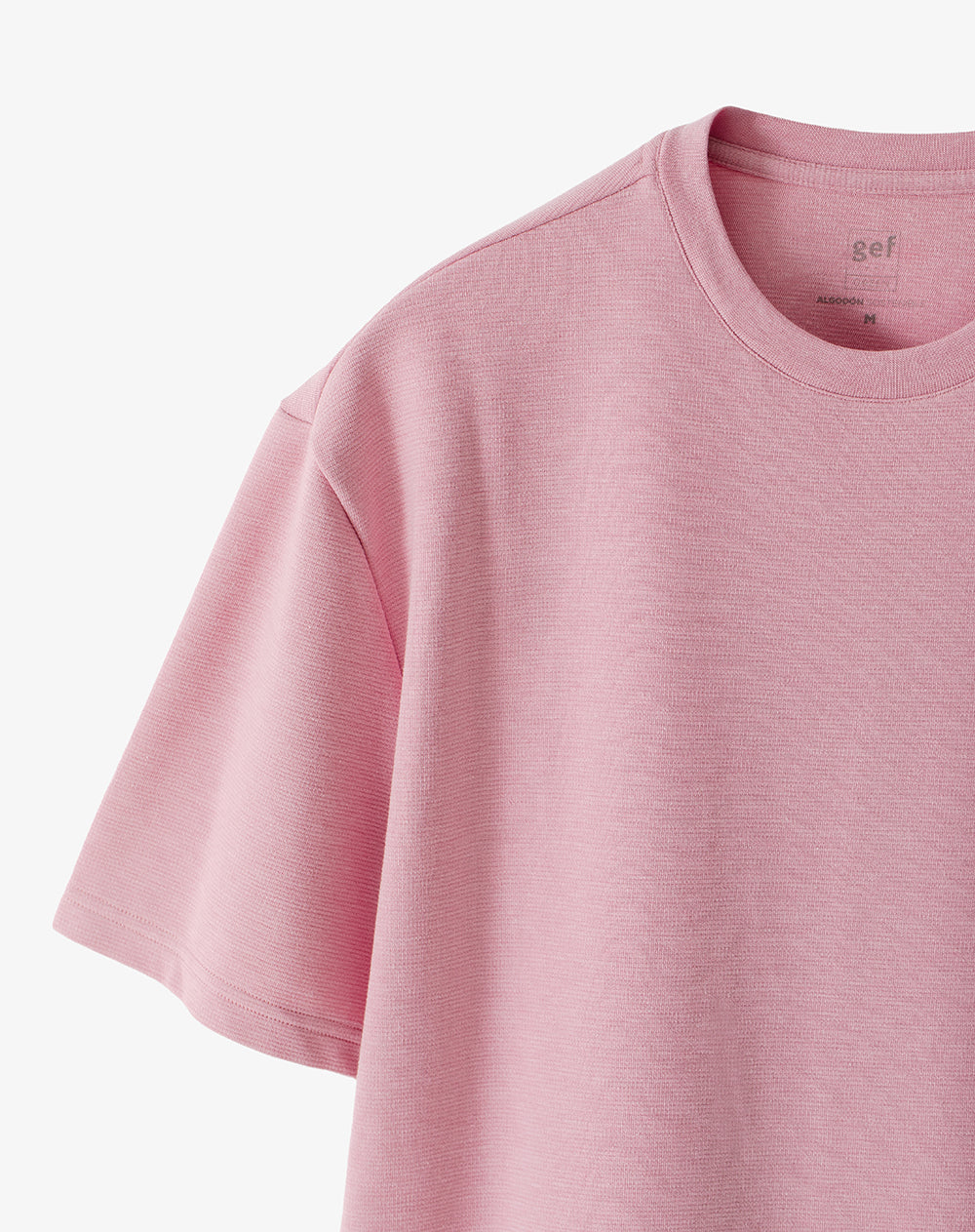 Camiseta regular palo rosa hombre