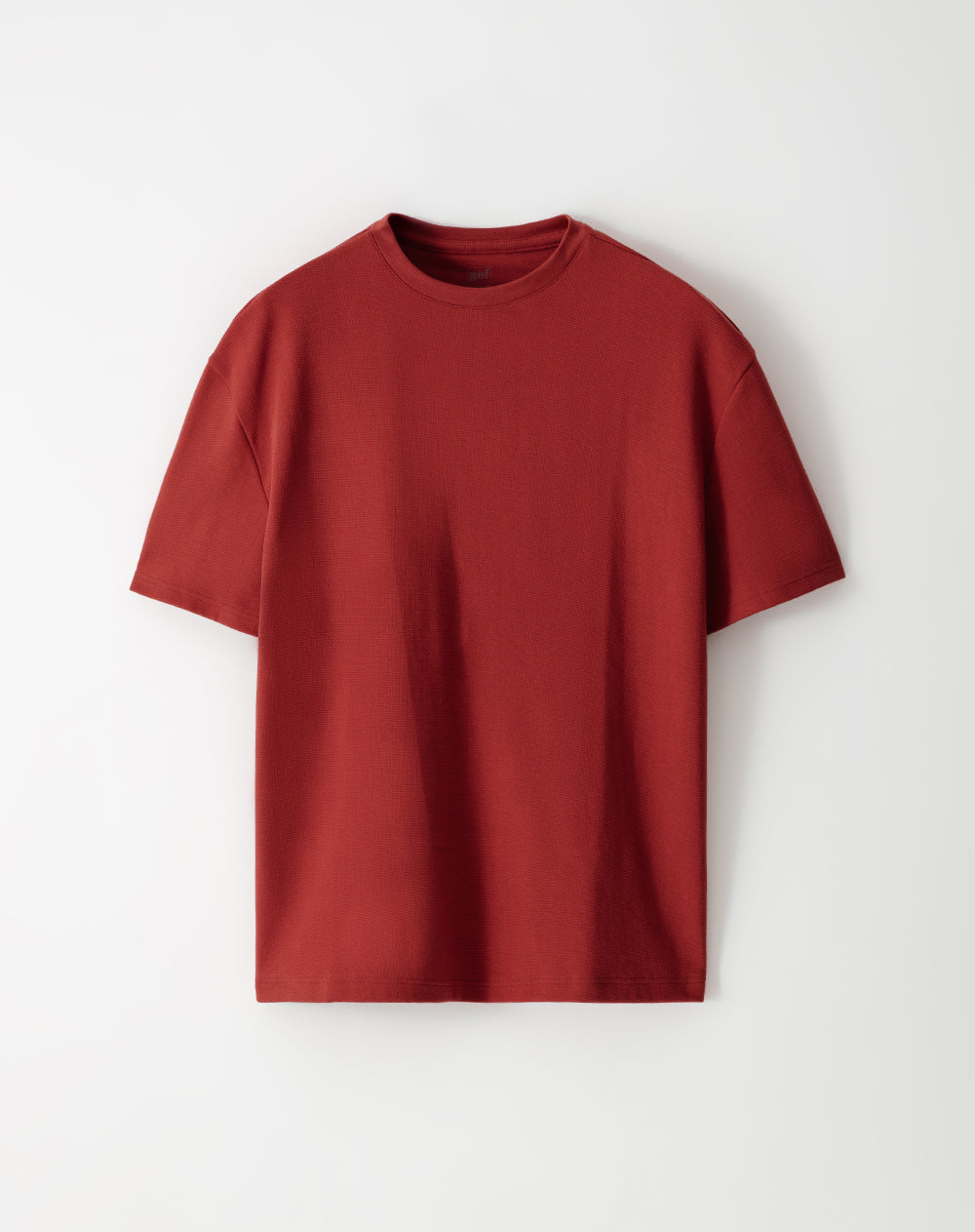 Camiseta regular fit manga corta roja
