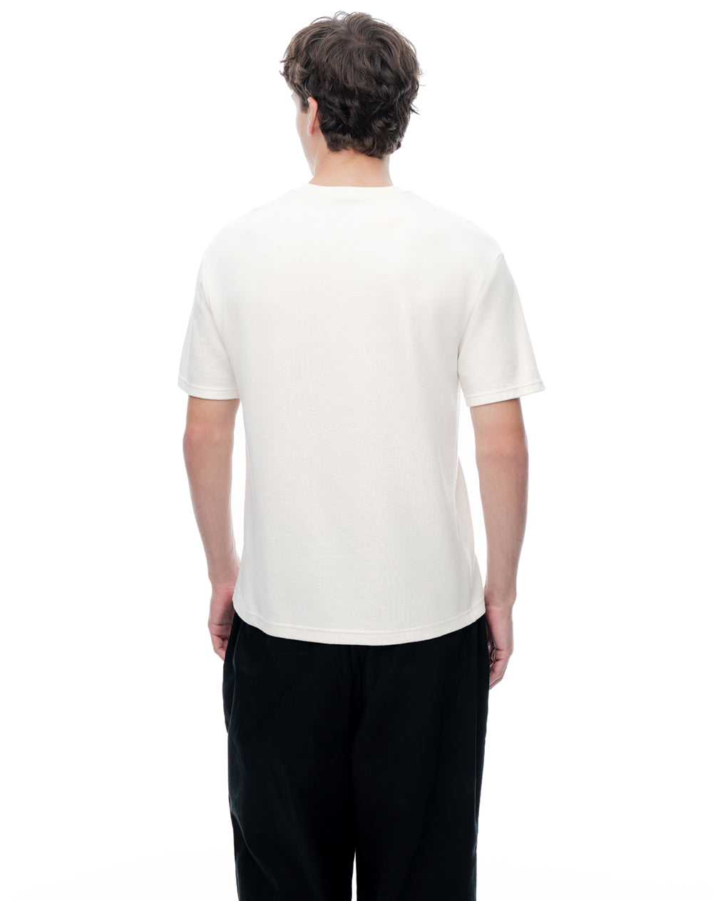 Camiseta regular crudo hombre