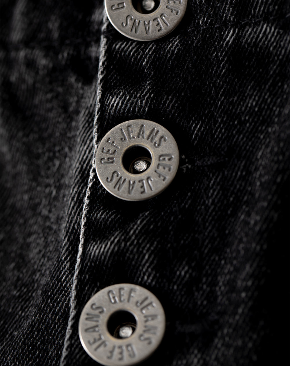 Falda corto tiro medio denim gris