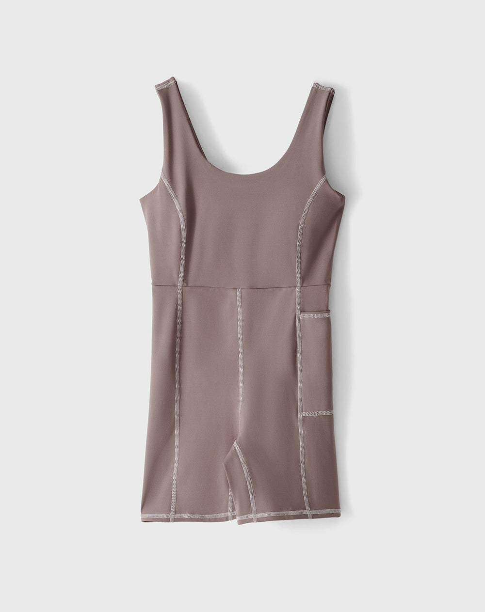 Eneterizo deportivo secado rápido café mujer