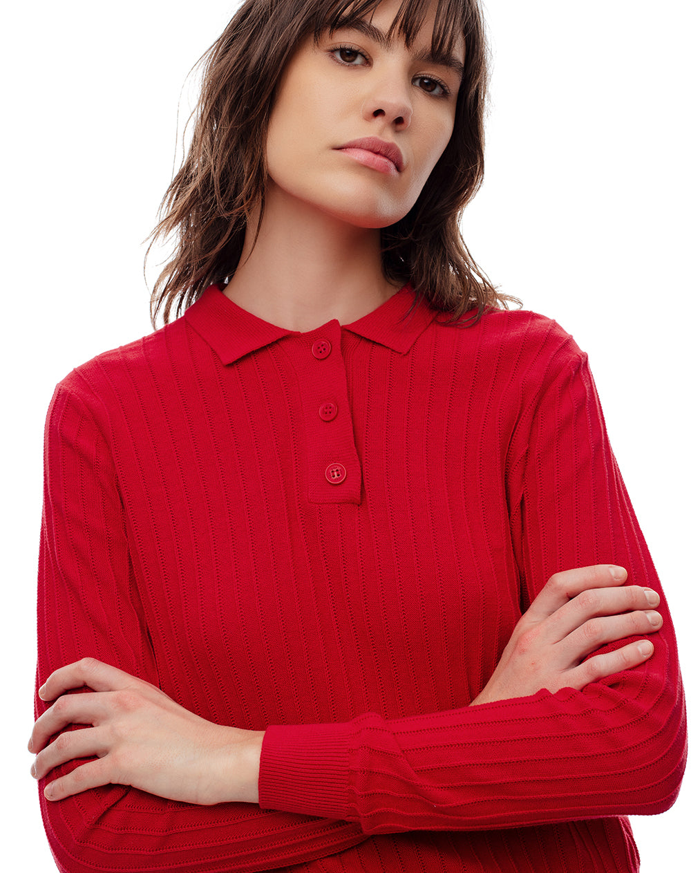 Polo regular fit roja