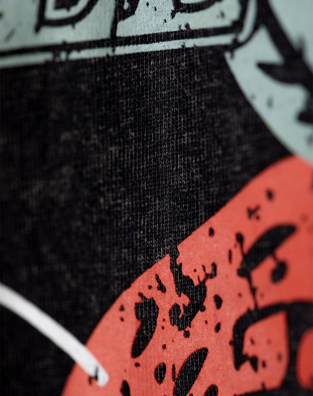 Camiseta relaxed fit manga corta negra