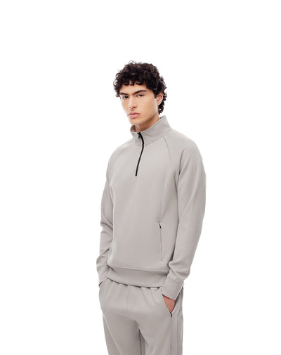 Buzo regular fit taupe