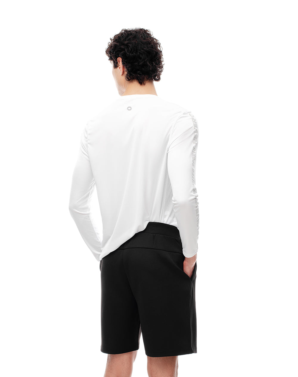 Bermuda regular fit negra
