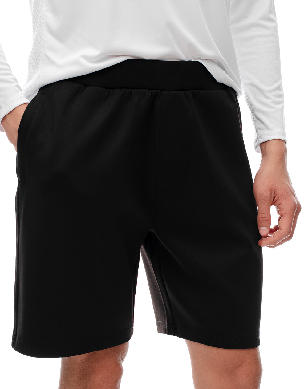 Bermuda regular fit negra