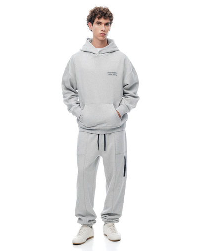 Jogger regular gris hombre