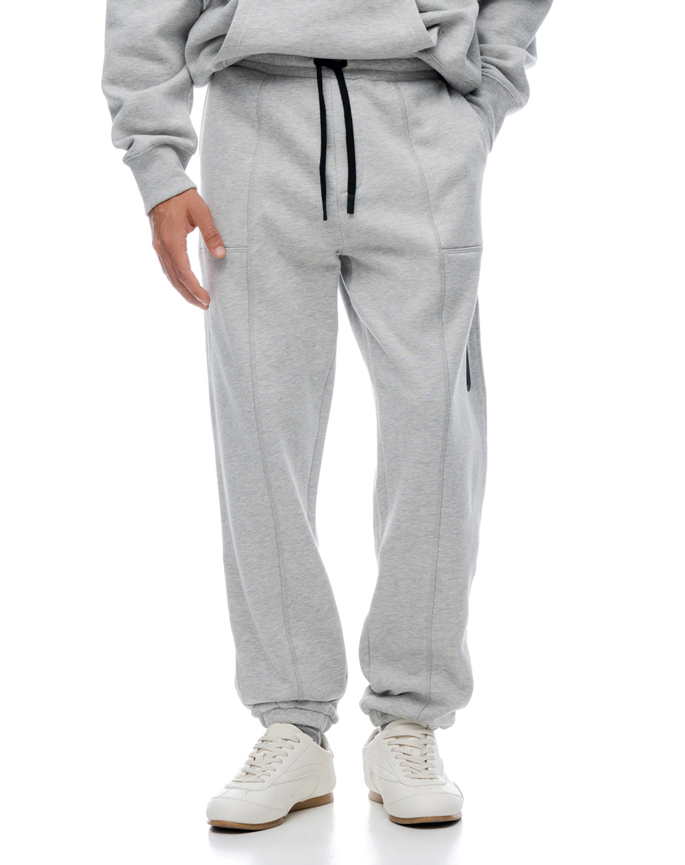Jogger regular gris hombre