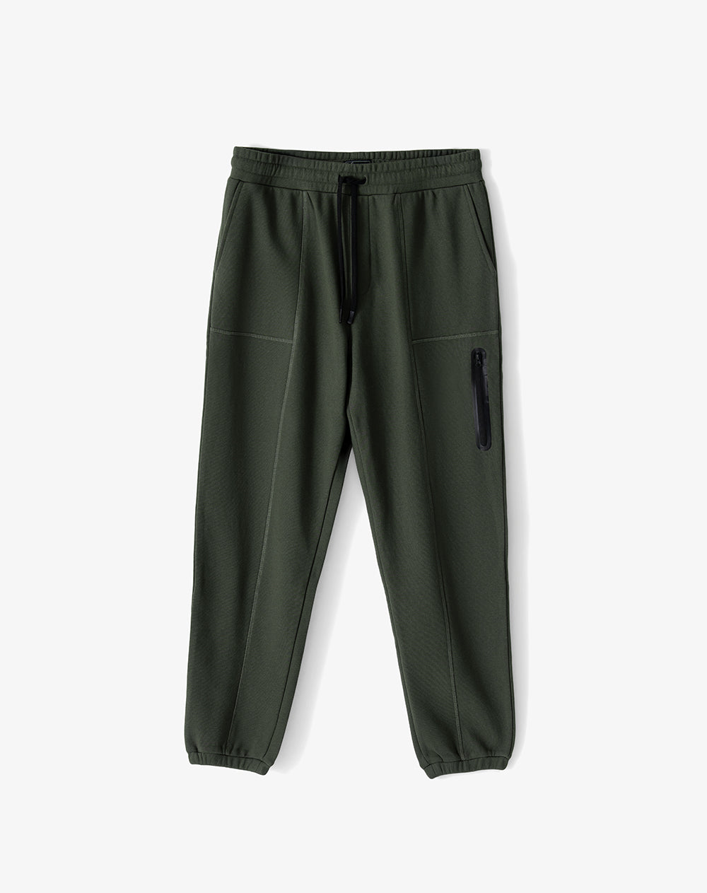 Jogger regular tiro medio verde hombre