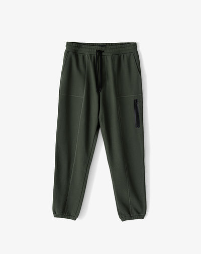 Jogger regular tiro medio verde hombre