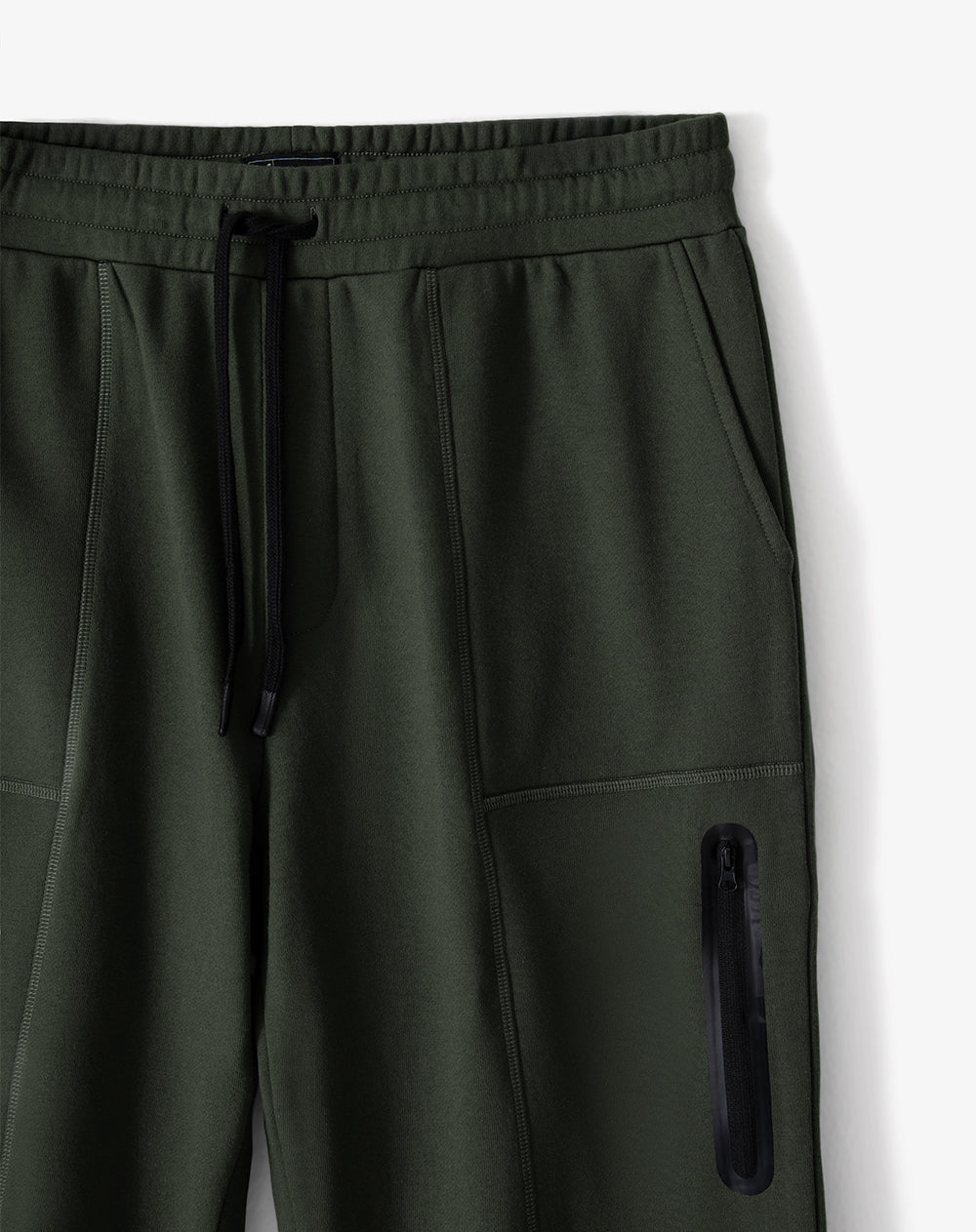 Jogger regular tiro medio verde hombre