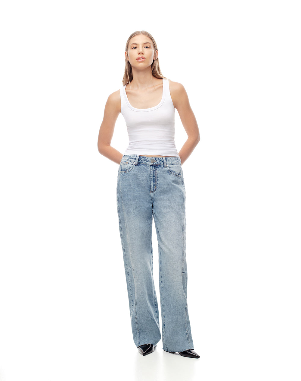 Camiseta esqueleto slim algodón blanca mujer