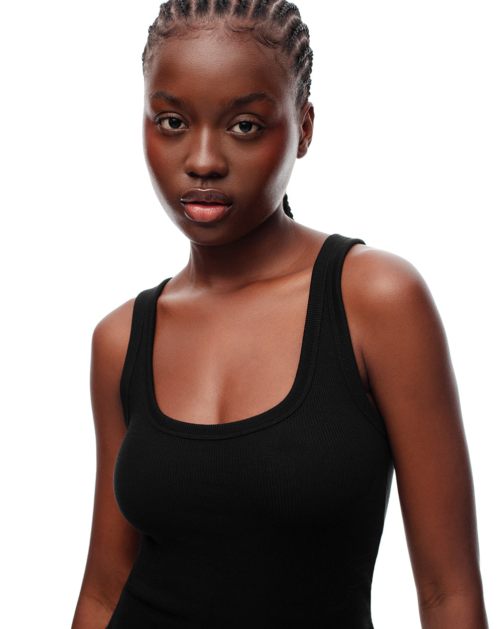 Camiseta esqueleto slim algodón negra mujer