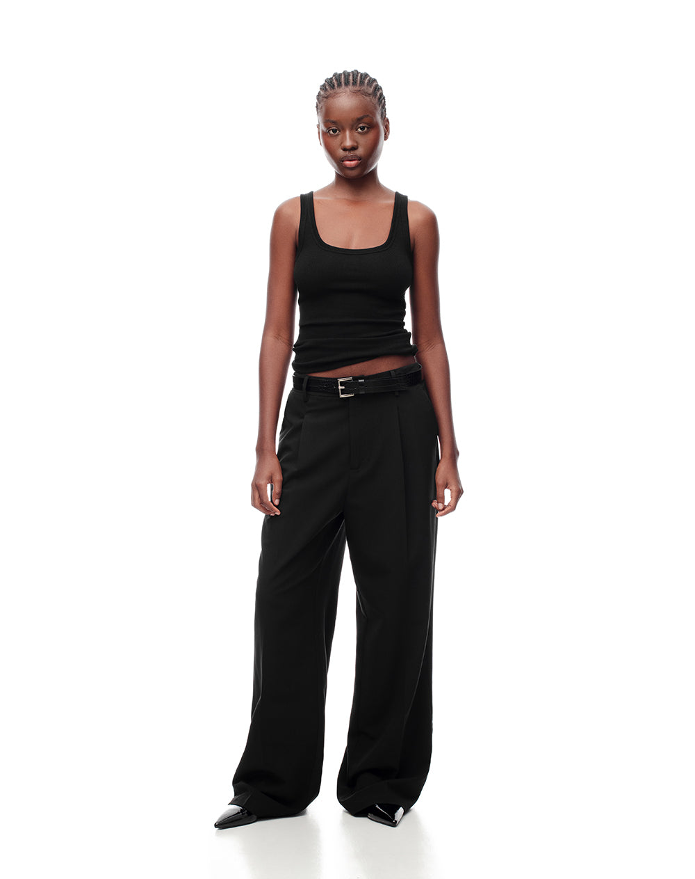 Camiseta esqueleto slim algodón negra mujer