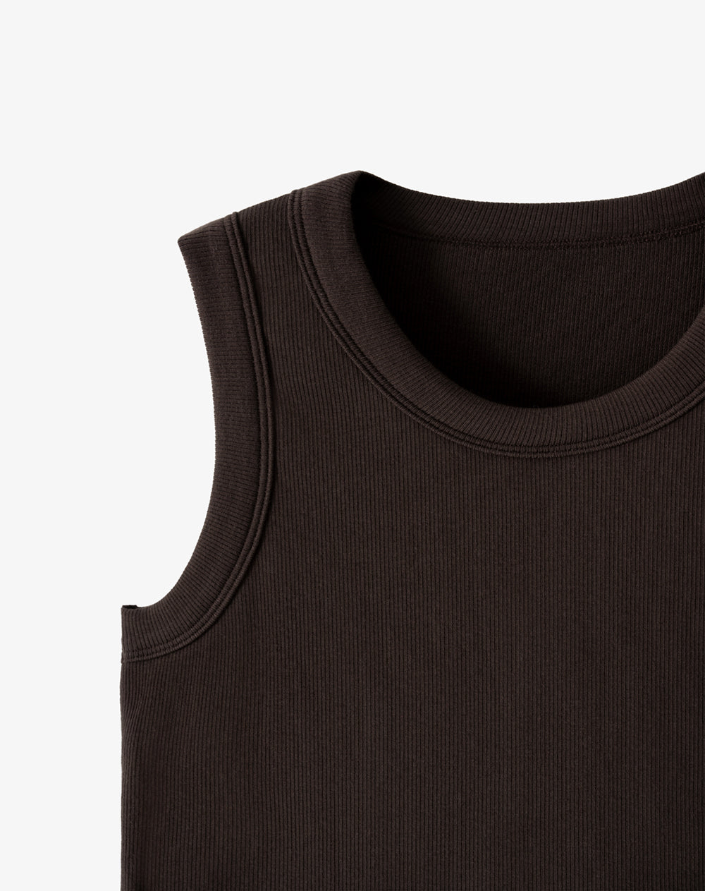 Camiseta slim fit café