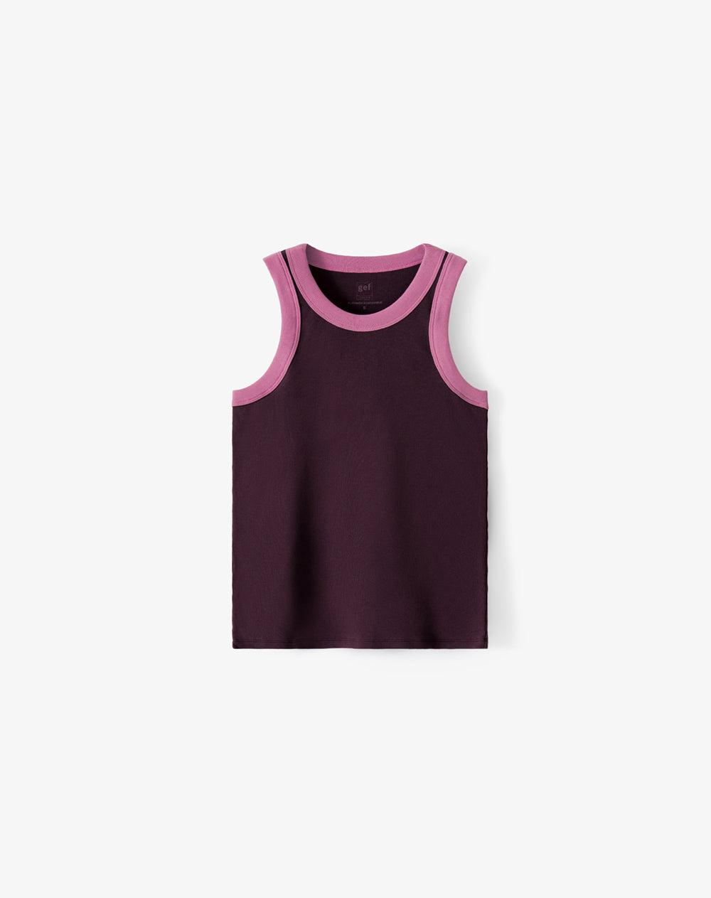 Camiseta slim fit vinotinto