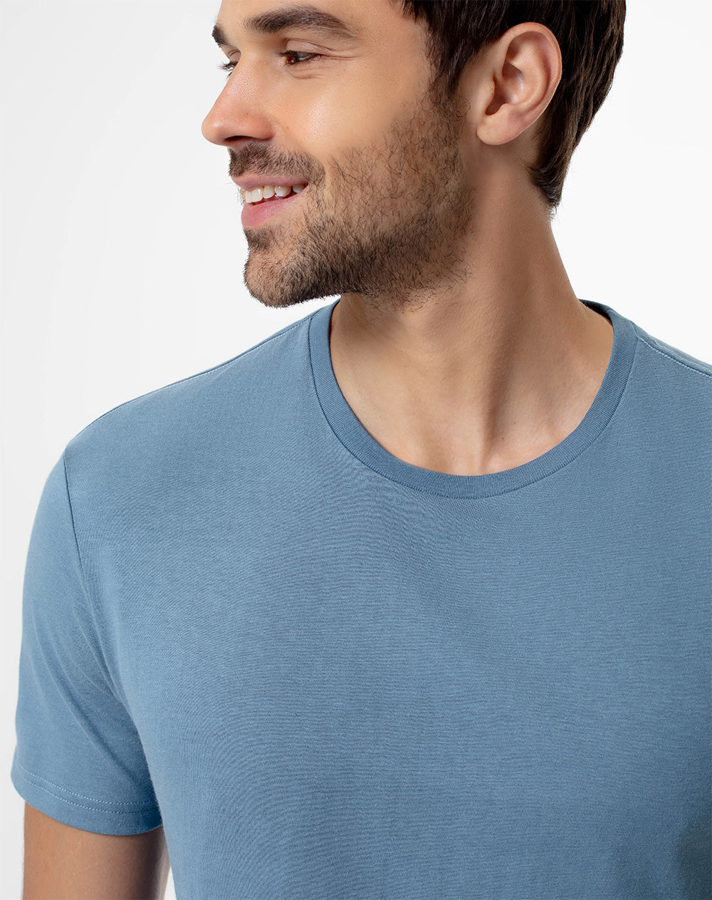 Camiseta Pijo Pijo slim fit manga corta azul
